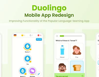 App Redesign - Duolingo | Behance