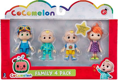 Buy Cocomelon Family Figure 4 Pack Online in UAE | Sharaf DG