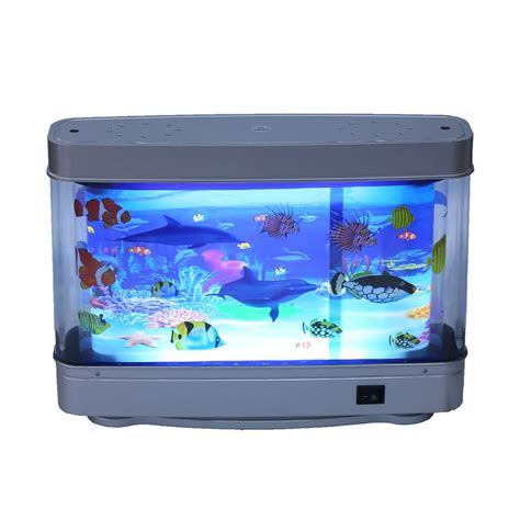 Toys Toys & Games SeaBed Aquarium Motion Moving Lamp Night Light Rotating Ocean Colorful Fish ...