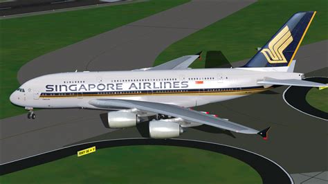 FSX Airbus A380-800 Singapore Airlines Package - Flight Simulator X