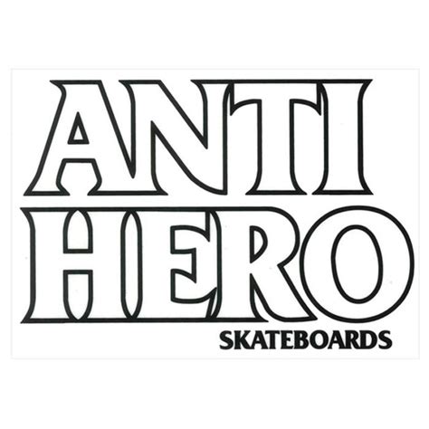 Antihero Box Logo Sticker Accessories Stickers at Westside Tarpon