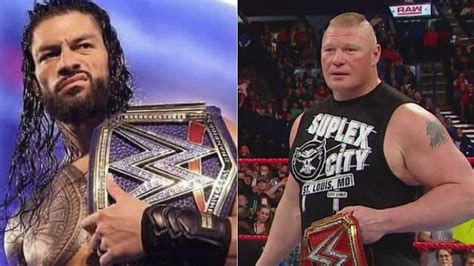 Roman Reigns compares his title reign to Brock Lesnar's