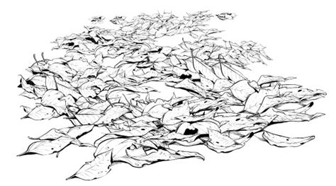 Pile Of Leaves Drawing at PaintingValley.com | Explore collection of ...