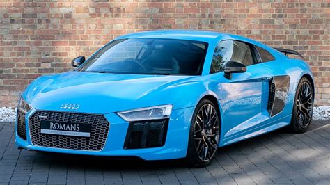 2017 Audi R8 V10 Plus - Riviera Blue - Walkaround, Interior & Loud Revs ...