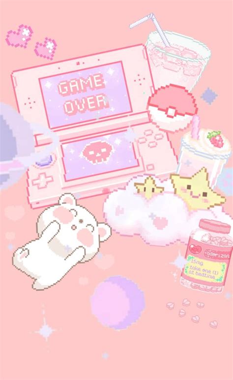 Pastel Kawaii Gamer Wallpaper Laptop