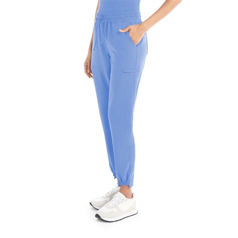 WB415 - Women's Jogger Scrub Pants - White Cross