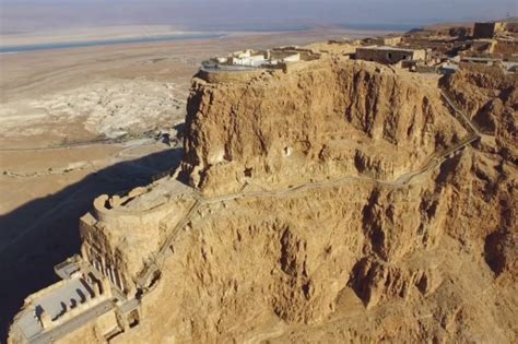 VIDEO: The Ancient Fortress of Masada As Seen From the Sky | Discover ...