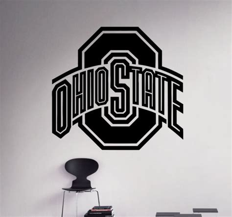 Ohio State Buckeyes Wall Decal NCAA College Football Poster Vinyl ...