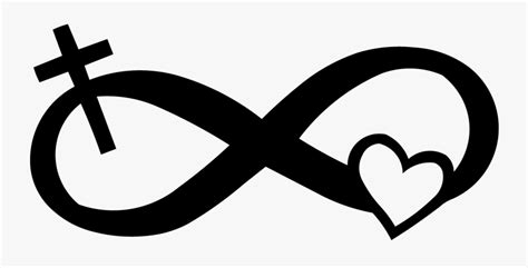 Infinity Cross Silhouette , Free Transparent Clipart - ClipartKey