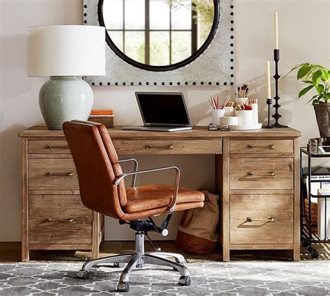 Parker Reclaimed Wood Executive Desk | Cheap office furniture, Reclaimed wood desk, Desk with ...