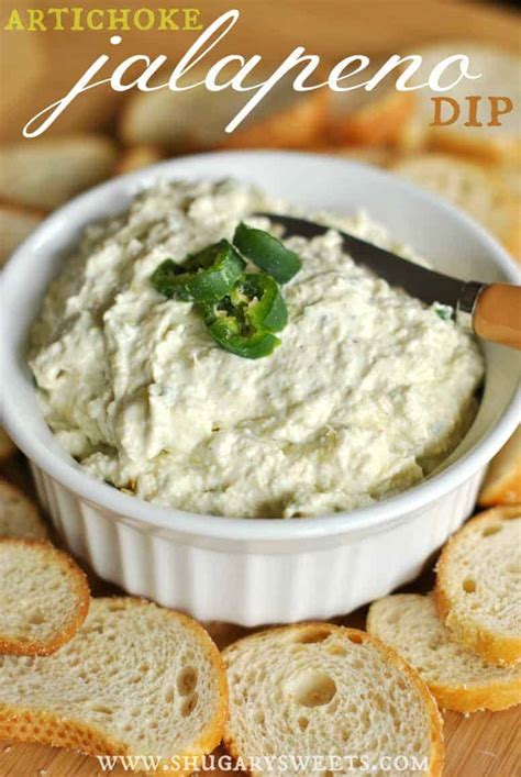 Artichoke Jalapeno Dip - Shugary Sweets