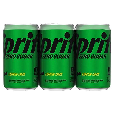 Sprite Zero Sugar Cans, 7.5 fl oz, 6 Pack - The Fresh Grocer