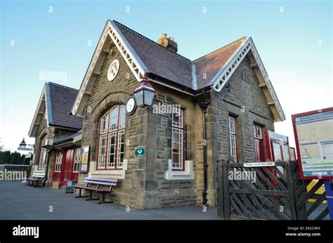 Horton in Ribblesdale railway station in the Yorkshire Dales. It is one of the stations on the ...