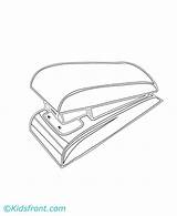 Stapler Coloring Pages Printable sketch template