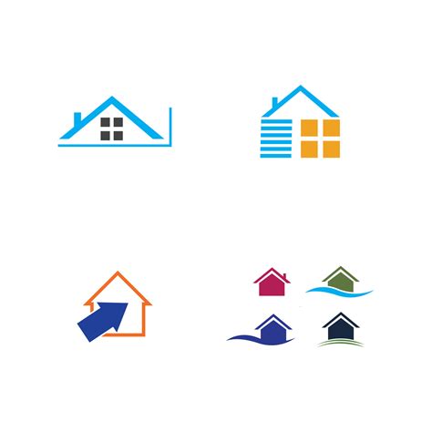 home logo vector icon illustration design template 4348936 Vector Art ...