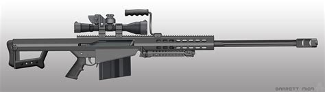 Barrett m107 by pabumus on DeviantArt