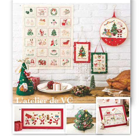 Christmas embroidery kit Available at https://www.latelierdevc.com ...