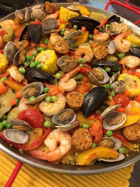 Seafood Paella - The Petite Gourmande