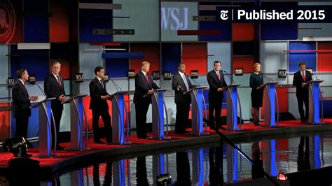 Transcript: Republican Presidential Debate - The New York Times