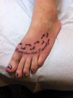 9 Best Footprints in the sand tattoo ideas | footprints in the sand ...