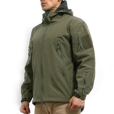 Men's Army Outdoor Military Special Ops Softshell Tactical Hooded ...