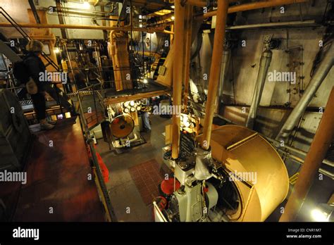 SS Jeremiah O'Brien a Liberty Ship Engine Room Stock Photo - Alamy