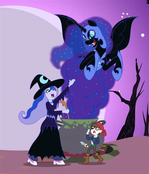 Luna Helps Luna Celebrate Nightmare Night by BBBHuey on DeviantArt