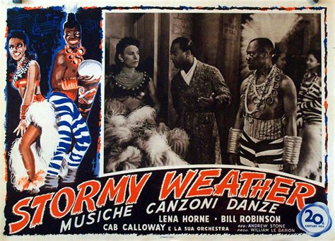 "STORMY WEATHER" MOVIE POSTER - "STORMY WEATHER" MOVIE POSTER