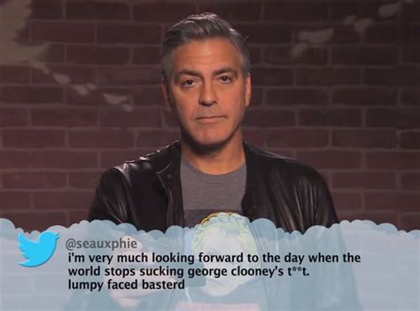 George Clooney from Celebrity Mean Tweets From Jimmy Kimmel Live! | E! News