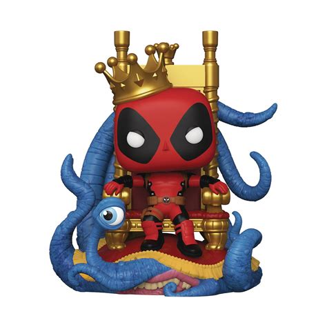 Funko Pop! Marvel Heroes King Deadpool on Throne PX Exclusive Deluxe Figure #724 - Legacy Comics ...