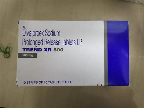 Divalproex Sodium Prolonged Release Tablets IP, Packaging Type: Box ...