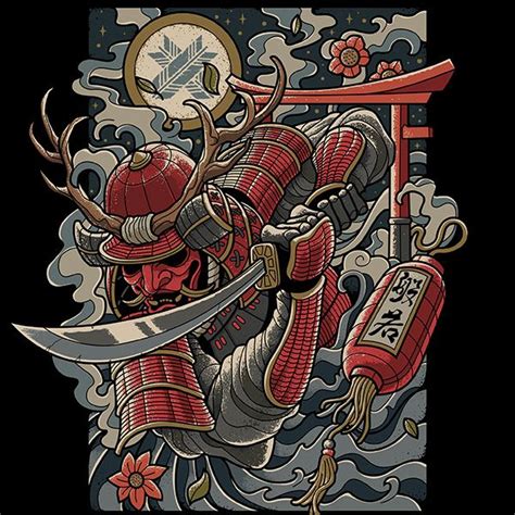 ONI BUSHI on Behance | Samurai artwork, Samurai warrior tattoo, Japanese tattoo art