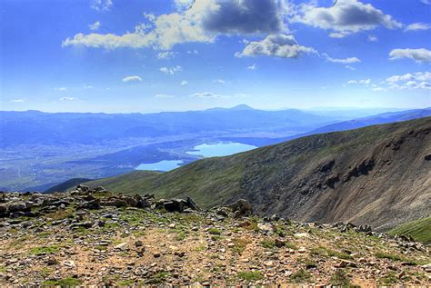 Looking into the Valley at Mount Elbert, Colorado image - Free stock ...