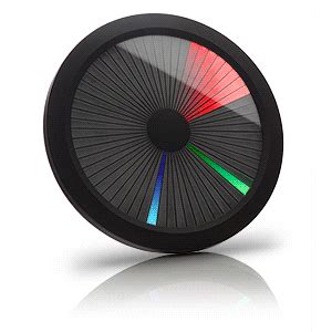 Chromatic: LED Color Spectrum Clock | Clock, Led color, Led wall clock