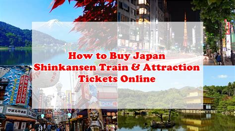 How to Buy Japan Shinkansen Bullet Train & Attraction Tickets Online ...