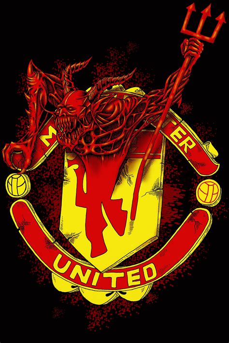 Pin by ACHADUN on Manchester Utd illustration | Manchester united art, Manchester united logo ...