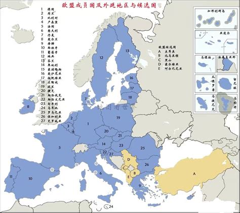 欧盟成员国有哪些（欧洲的欧盟成员国及北约成员国有哪些） | 说明书网