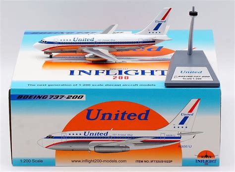 United Airlines / Boeing B737-200 / N9061U / IF732US1022P / 1:200 – El Aviador Models