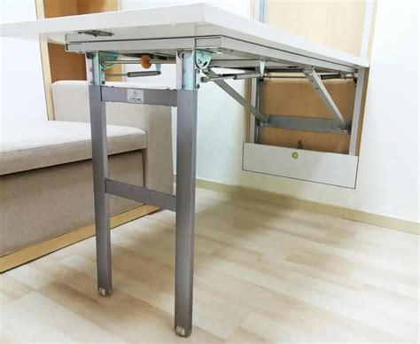Desk Mechanism Wall Mounted Folding Down Table Hardware - Buy Wall Folding Table,Wall Mounted ...