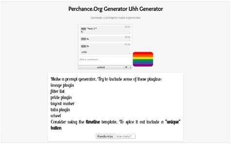 Perchance.Org Generator Uhh Generator