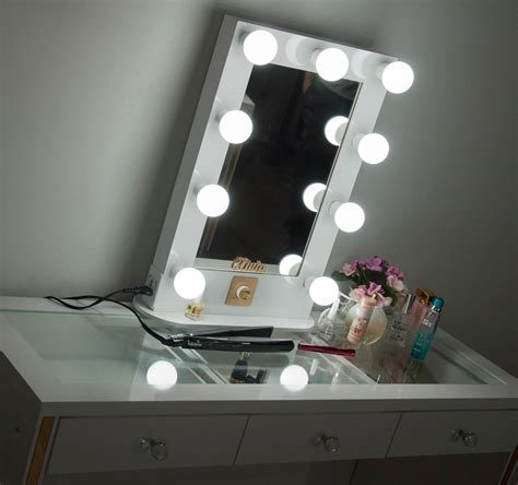 Hollywood Glow XL Pro Illuminated Vanity Mirror, Personalized Name, Dimmer switch, | Vanity ...