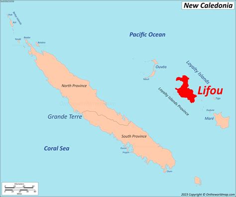 Lifou Island Map | New Caledonia | Detailed Maps of Lifou Island