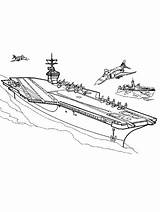 Aircraft Carrier coloring Pages sketch template