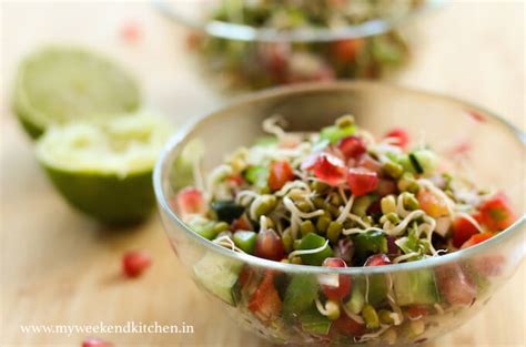 Quick & Healthy Moong dal sprouts salad | My Weekend Kitchen