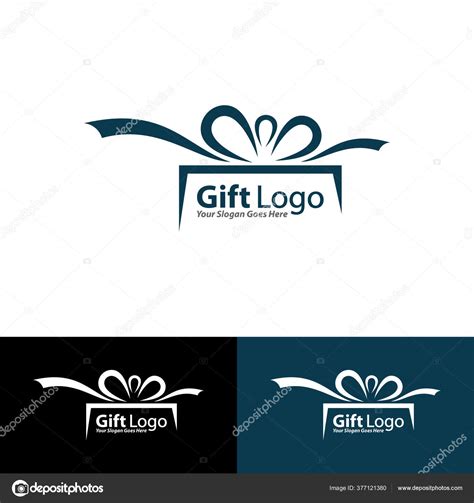 Gift Logo Vector Icon Emblem Gift Shop Logo Design Concept Stock Vector Image by ©sejalanart ...