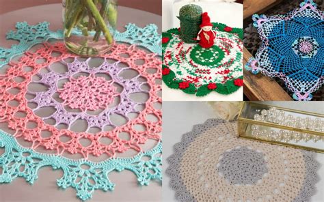 5 Free Doily Patterns for Aunt Lydia's Crochet Thread Size 10 | Lyns Crafts