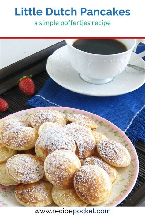 Easy Poffertjes Recipe - Little Dutch Pancakes (makes 90) | Recipe | Poffertjes recipe ...