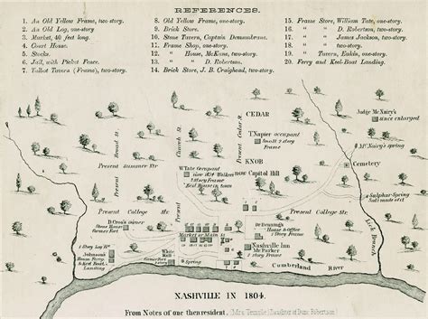 Nashville History: Nashville and Davidson County Maps