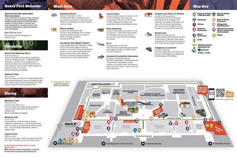 Henry Ford Museum Map | Henry ford museum, Henry ford, Dearborn