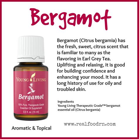 Bergamot Essential Oil | Real Food RN